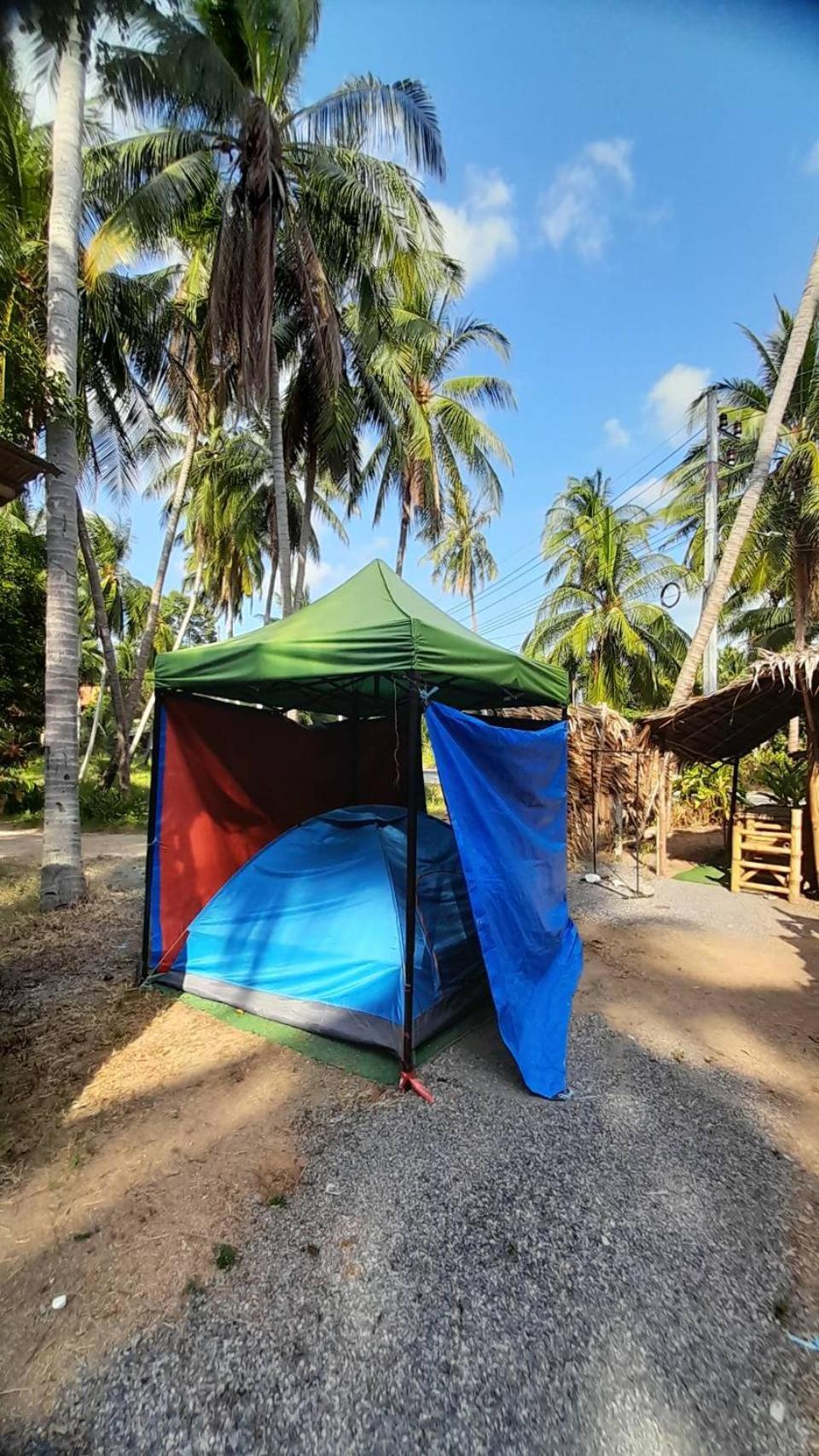 Ganja Gardens Camping Hotel Ban Nua Bagian luar foto